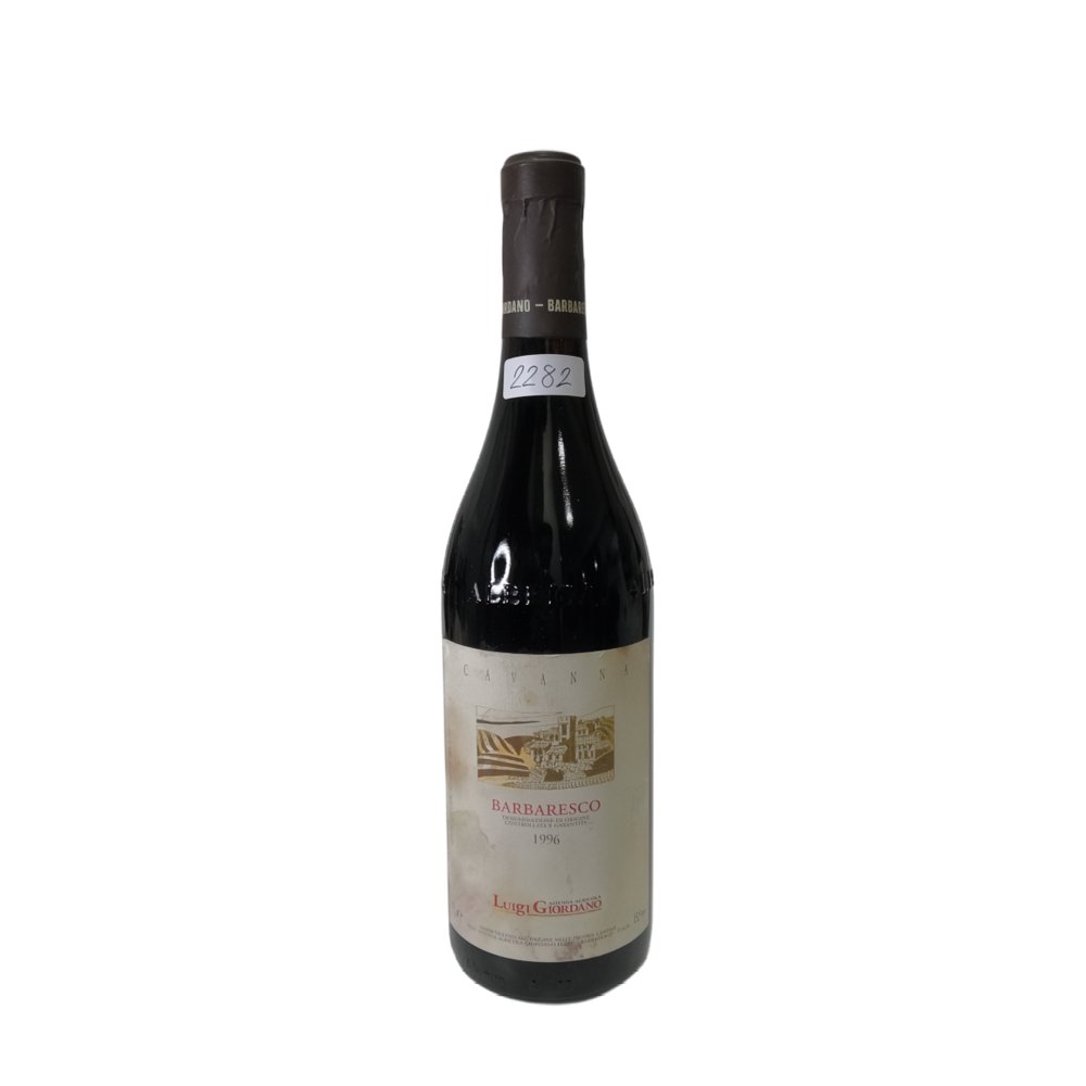 Luigi Giordano, Barbaresco Cavanna 1996, Bottiglia 750 ml