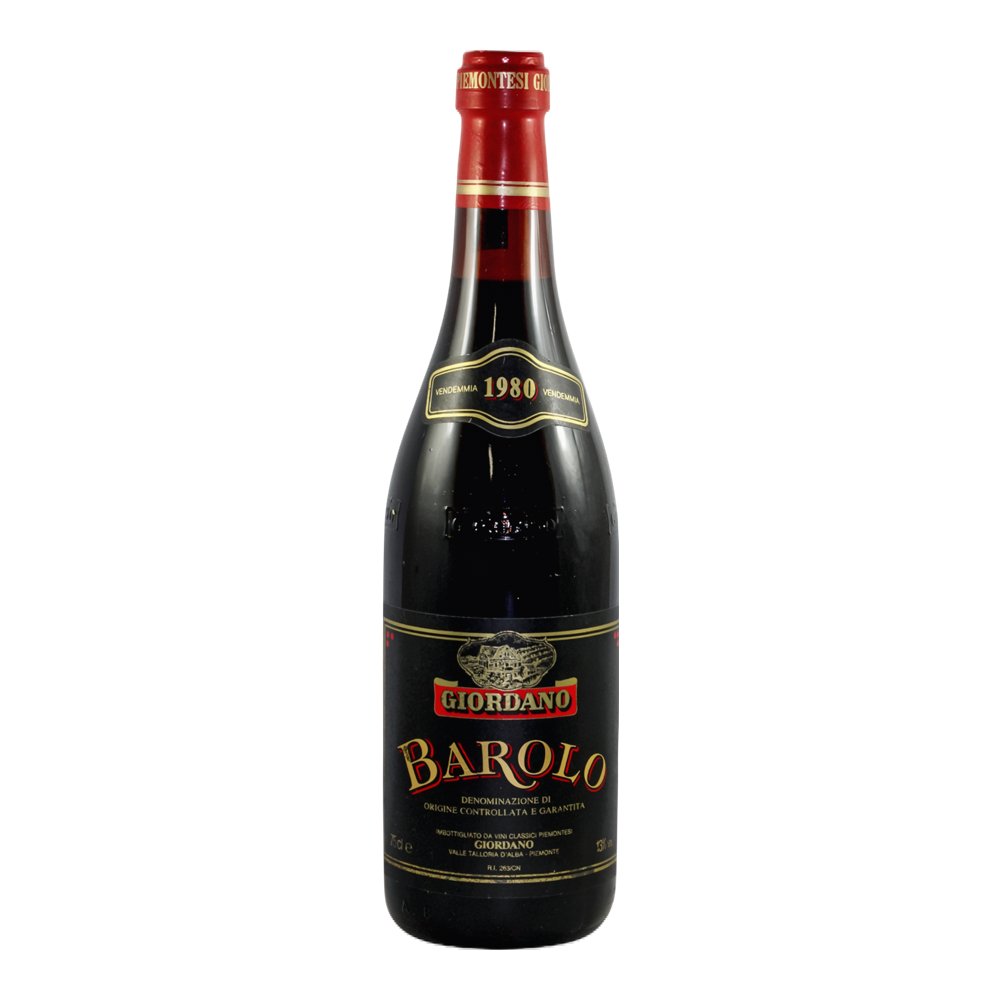 Giordano, Barolo 1980, Bottiglia 750 ml