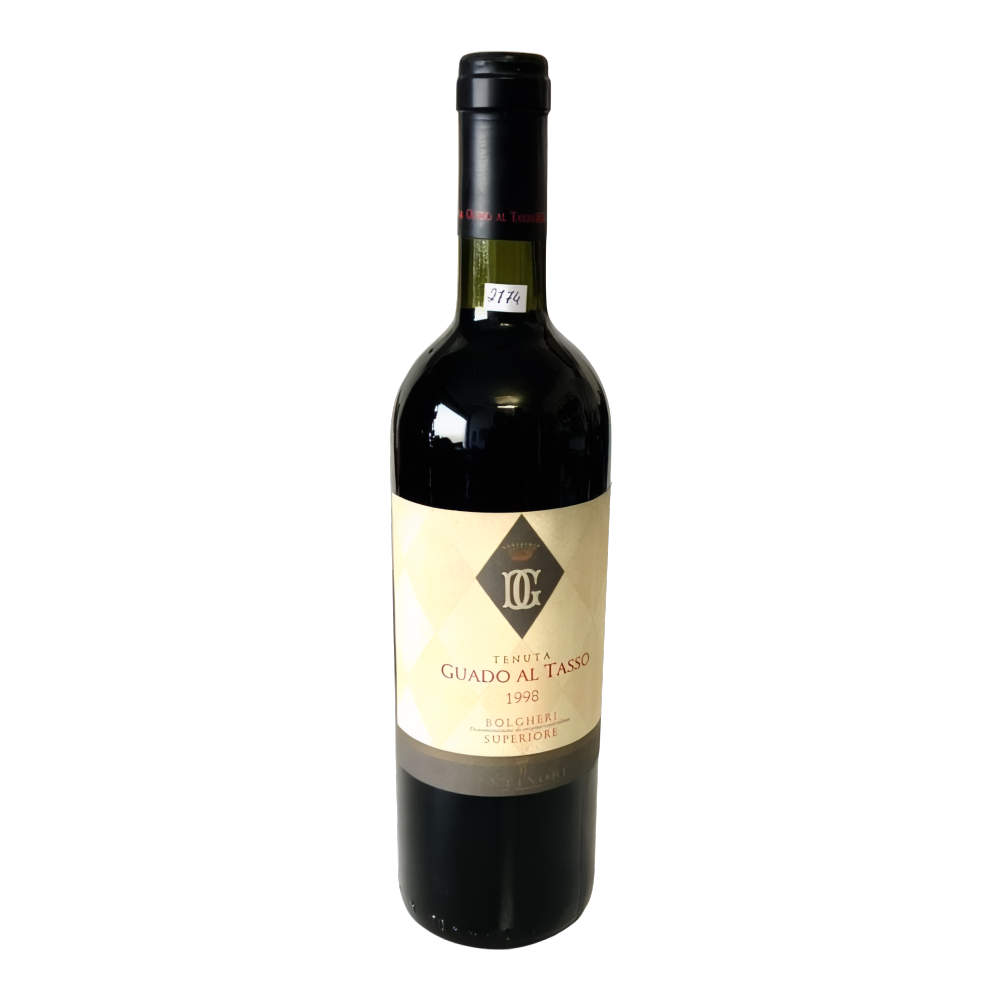 Guado al Tasso - Antinori, Bolgheri Superiore Guado al Tasso 1998, Bottiglia 750 ml