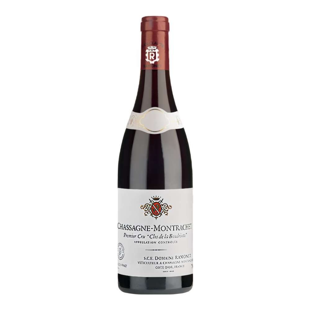 Jean-Claude Ramonet, Chassagne-Montrachet Rouge Clos de la Boudriotte 1er Cru 2018, Bottiglia 750 ml